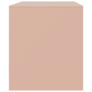 ТВ шкаф, розов, 67x39x44 см, стомана