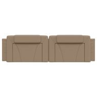 Мека табла за легло Viana, капучино, 180 см, изкуствена кожа