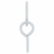 Халки за катинар с винт, 3 бр, сребристи, стомана