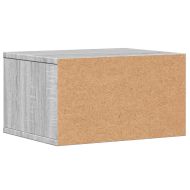 Стойка за принтер, сив сонома, 40x32x22,5 см, инженерно дърво