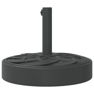 Основа за чадър за прътове Ø38/48 мм 25 кг кръгла