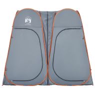 Палатка за уединение, сива и оранжева, изскачаща, водоустойчива