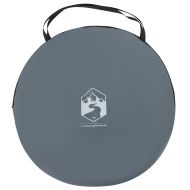 Палатка за уединение, сива и оранжева, изскачаща, водоустойчива