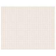 Утежнено одеяло светлокремаво 235x290 см 11 кг плат