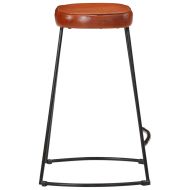 Бар табуретки 2 бр тъмнокафяви 41x29x62 см