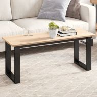 Плот за маса, 110x40x1,7 см, правоъгълен, бор масив