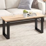 Плот за маса, 110x40x2,5 см, правоъгълен, бор масив