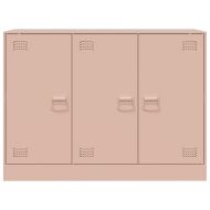 Бюфет, розов, 99x39x73 см, стомана