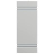 Външно стенно осветително тяло, сребрист, неръждаема стомана