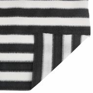 Засенчваща мрежа антрацит и бяло 2x25 м HDPE 75 г/м²