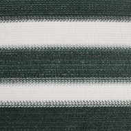 Засенчваща мрежа зелено и бяло 1,5x10 м HDPE 195 г/м²