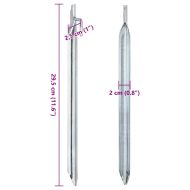 Колче за палатка 24бр V-образно 29,5смØ20мм поцинкована стомана