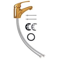 Смесител за мивка, златист, 13х10 см