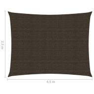 Платно-сенник, 160 г/м², кафяво, 2,5x4,5 м, HDPE