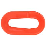 Сигнални колчета за контрол на трафика 10 бр с верига 75 см PE