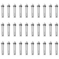 Сигнални колчета за контрол на трафика 10 бр с верига 75 см PE