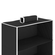 Окачени органайзери за дрехи, 2 бр, с 6 рафта, текстил