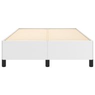 Рамка за легло бяла 120x200 см, изкуствена кожа