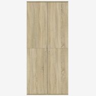 Висок шкаф, сонома дъб, 80x35x180 см, инженерно дърво