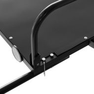 Ремарке за велосипед, черно, 122x53x31 см, желязо