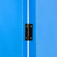 Сгъваем параван за стая, 160x170 см, плаж