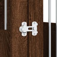 Клетка за куче мебел, кафяв дъб, 64,5x80x71 см, инженерно дърво