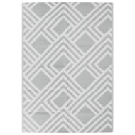 Килим за открито, ARAKIL сив, 140x200 см, PP