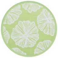 Килим за открито, ARAKIL зелено, Ø120 см, PP