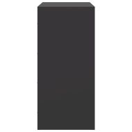 Бюфет, черен, 67x39x83 см, стомана