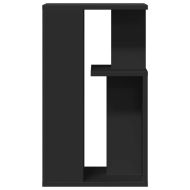 Странична маса, черна, 35x35x60 см, инженерно дърво