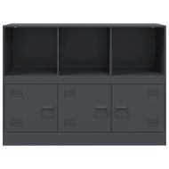 Бюфет, антрацит, 99x39x73 см, стомана