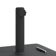 Основа за чадър с дръжки за пръти Ø38/48 мм 27 кг квадратна