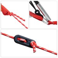 Куполна къмпинг палатка, 3-местна, оранжева, водоустойчива