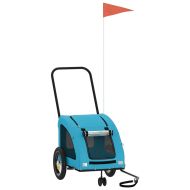 Ремарке за колело за любимци син Оксфорд плат и желязо