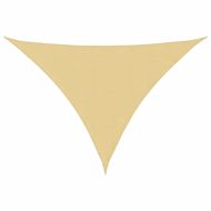 Слънцезащитно платно пясъчно 7x5x5 м 100% полиестер Оксфорд