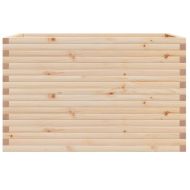 Градинска кашпа 110x60x68,5 см масивна борова дървесина