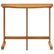 Сгъваема балконска маса 90x60x72 см масивна акация