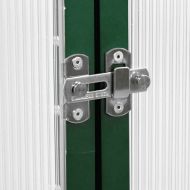 Оранжерия с основа рамка зелен 169x169x202 см алуминий