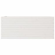 Градински сандък, бял, 110x60x46 см, борово дърво масив