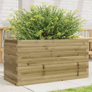 Градинска кашпа 90x40x46 см импрегниран бор