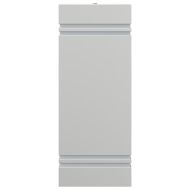 Външни стенни осветителни тела 2 бр сребрист неръждаема стомана