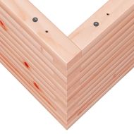 Градинска кашпа, 70x40x45,5 см, масивна дугласка дървесина