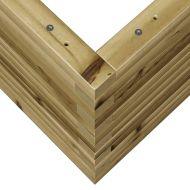 Градинска кашпа 90x40x45,5 см импрегниран бор