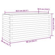 Градинска кашпа 90x40x45,5 см импрегниран бор