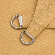 Платно-сенник, 160 г/м², правоъгълно, пясъчно, 2x3 м, HDPE