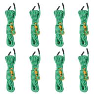 Опъващи въжета за палатка с ключове и рефлектори 8 бр 4 м 4 мм