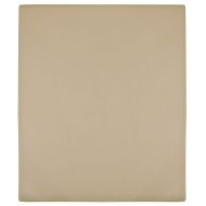 Чаршафи с ластик, 2 бр, таупе, 160x200 см, памук