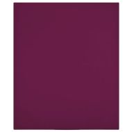 Чаршаф с ластик, бордо, 100x200 см, памук