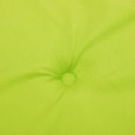 Възглавница за пейка яркозелена 200x50x4 см оксфорд плат