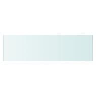 Рафтове, 2 бр, панели прозрачно стъкло, 70x20 см